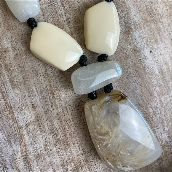 NEW Chunky Accent Jewelry Acrylic Marble Look - Picture 6 of 7